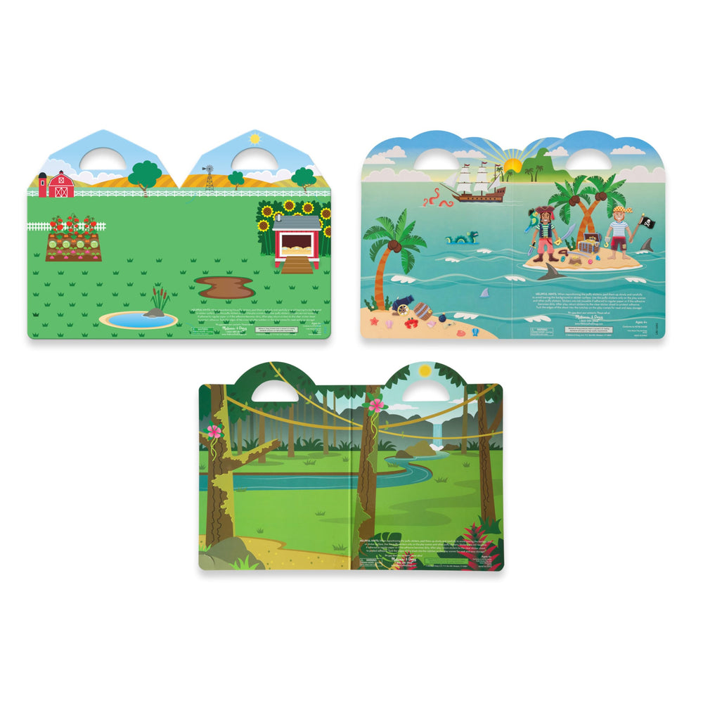Melissa & Doug compact storage keeps everything organized after play.