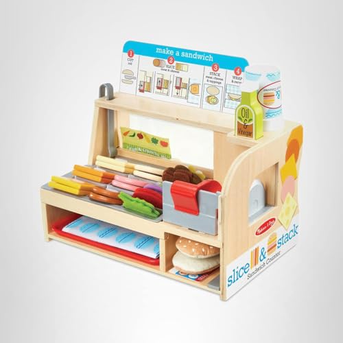 Melissa & Doug deli-counter play scene encourages counting and storytelling.