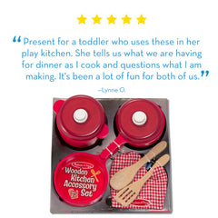 Melissa & Doug deluxe wooden spatula for hands on play