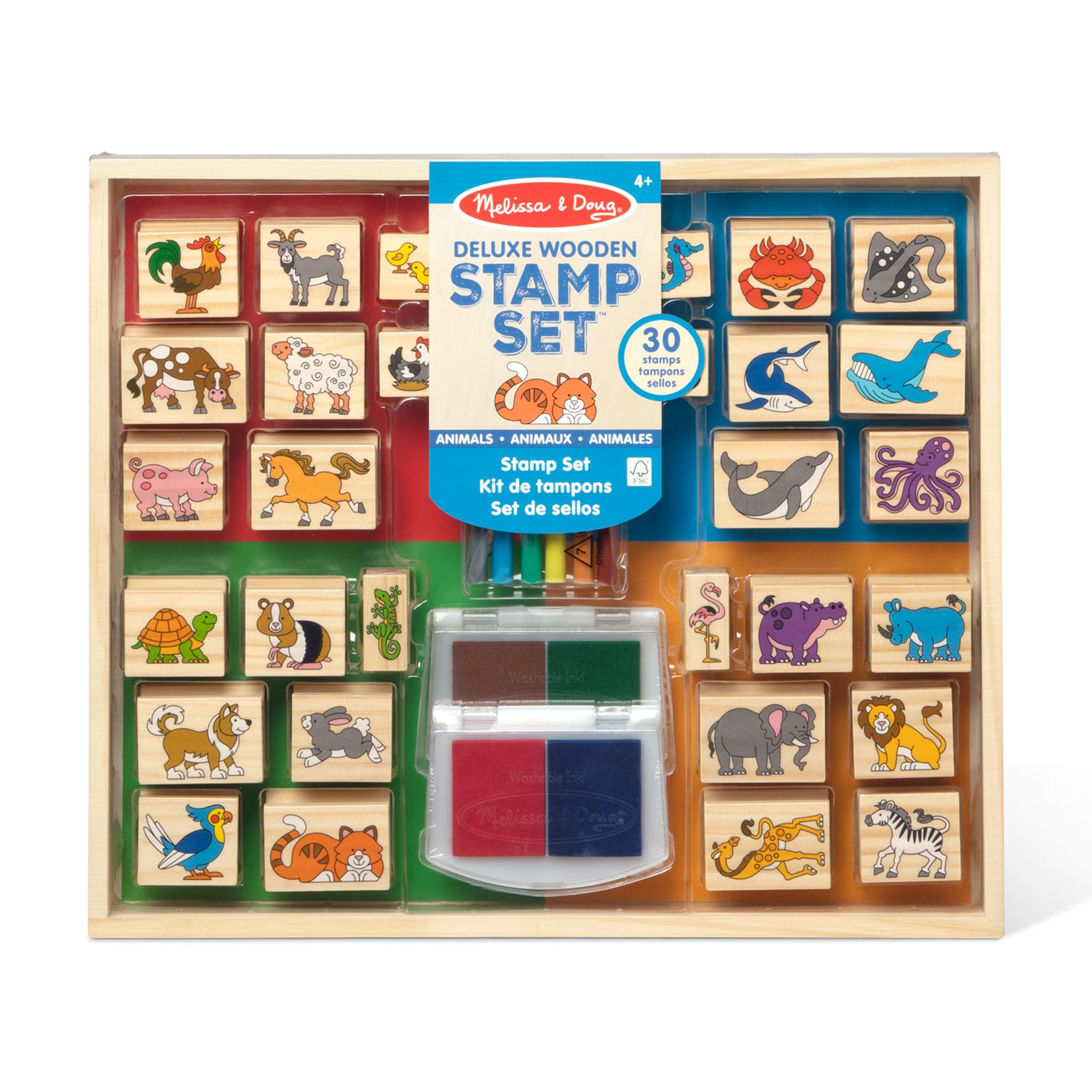 Melissa & Doug farm stamps for colorful farm scenes
