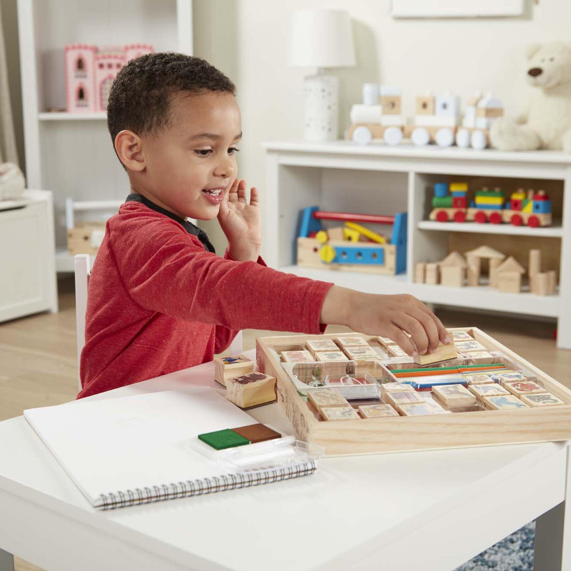 Melissa & Doug ocean stamps for playful underwater art