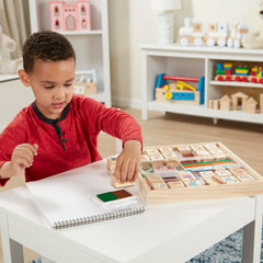 Melissa & Doug markers add vibrant detail