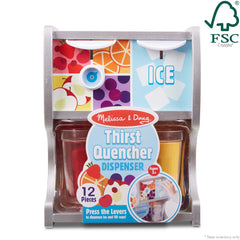 Melissa & Doug dial and lever action teaches cause-and-effect during play.