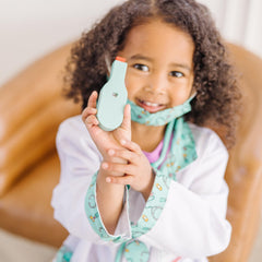 Melissa & Doug doctor name tag personalizes pretend visits