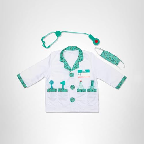 Melissa & Doug doctor costume stethoscope with sound enhances play