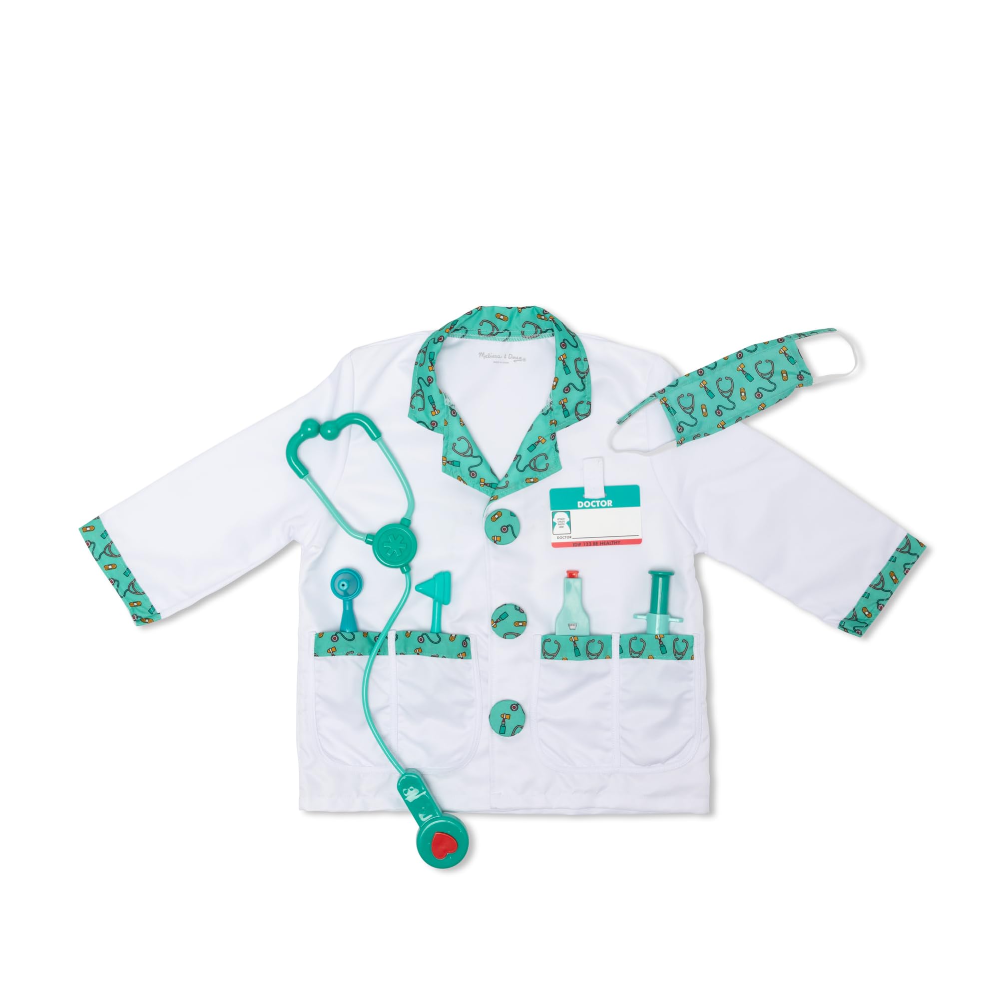Melissa & Doug doctor thermometer supports playful patient assessments