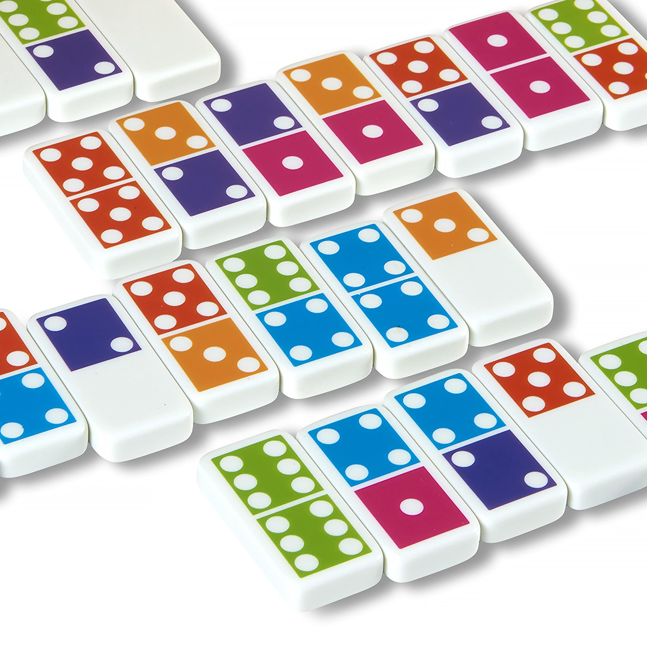 Melissa & Doug dominoes durable wooden construction for family use