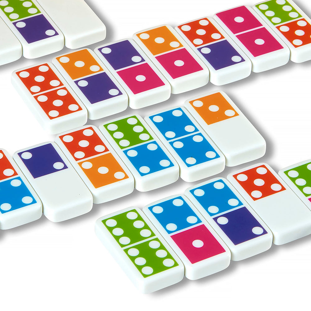 Melissa & Doug dominoes durable wooden construction for family use