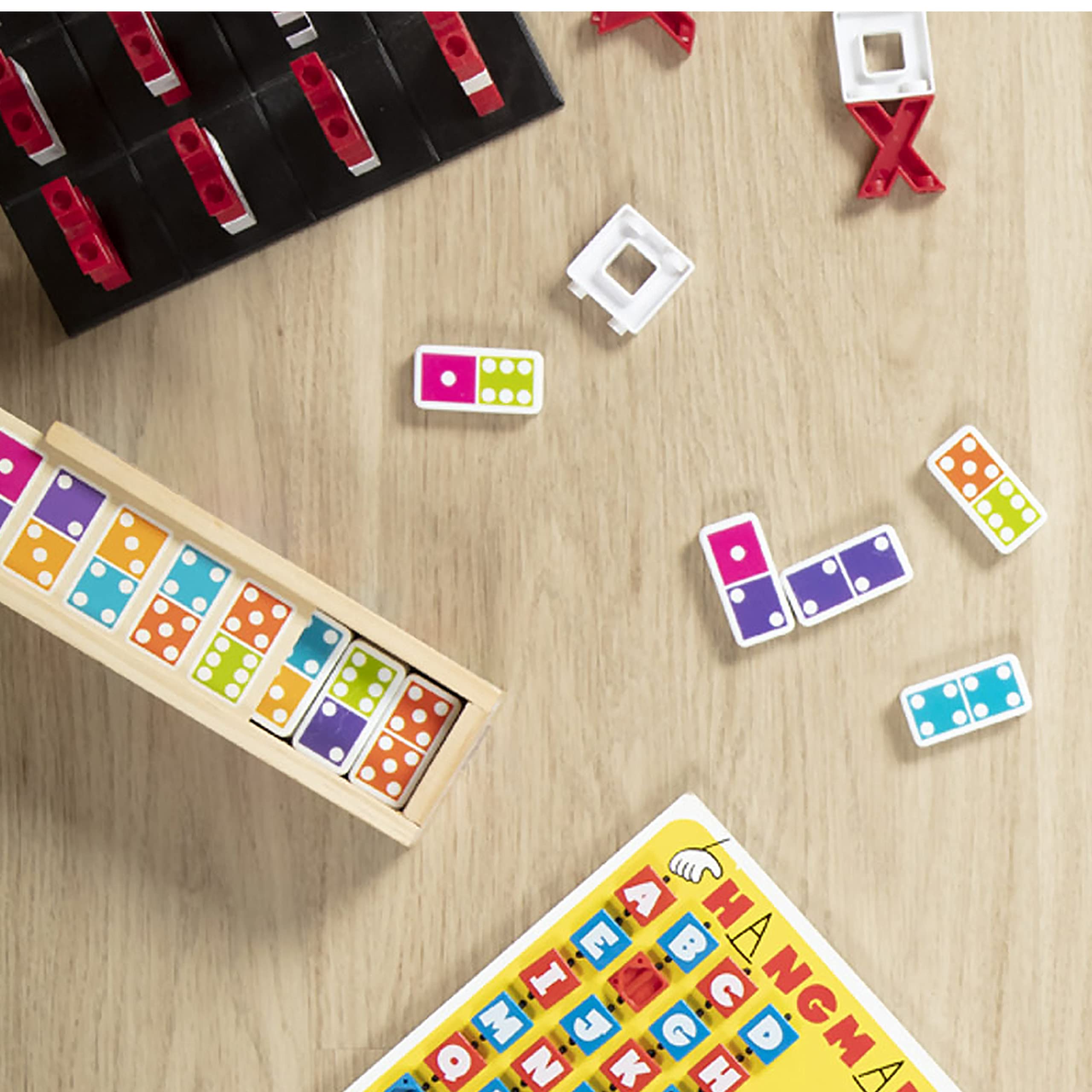 Melissa & Doug dominoes enhances fine motor control and coordination