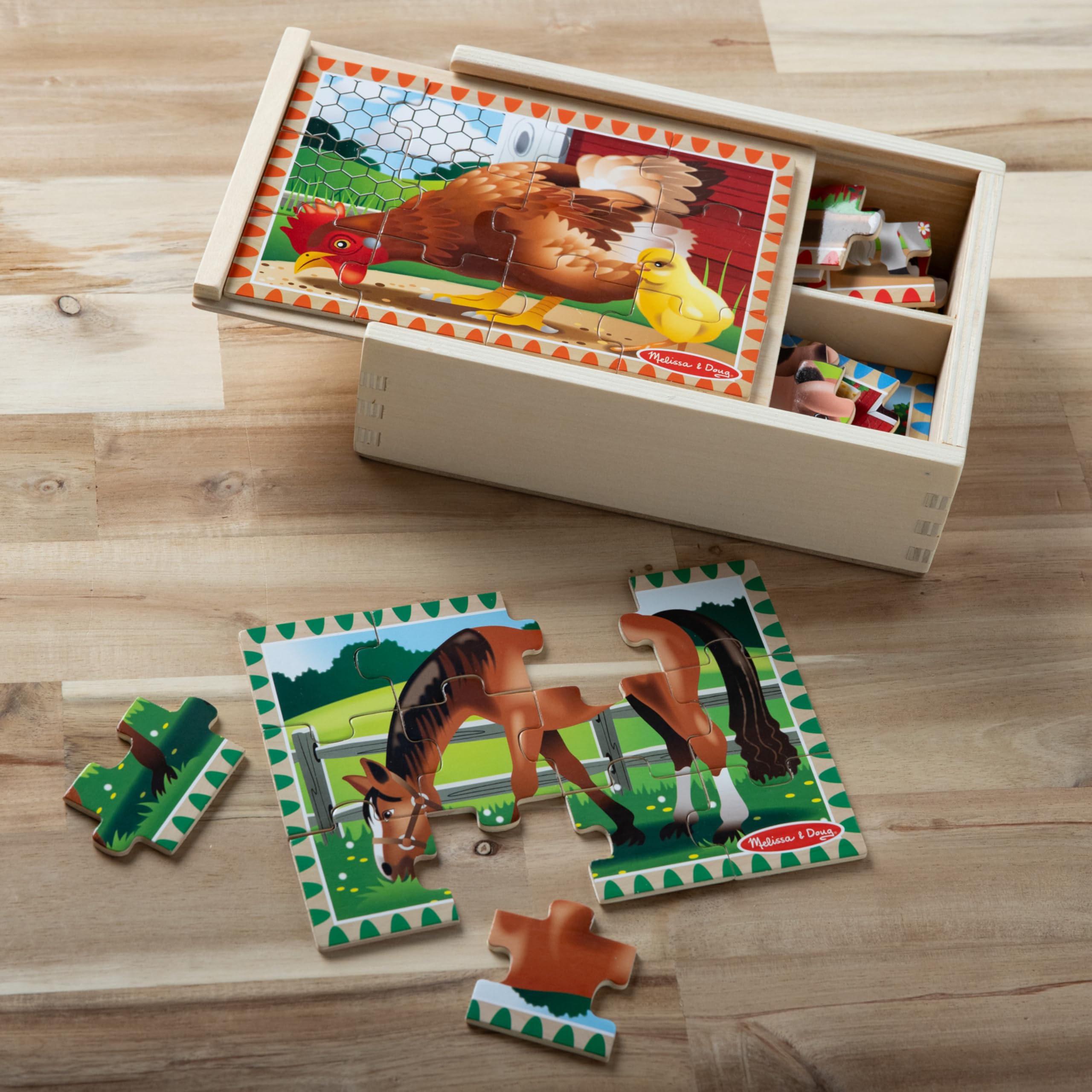 Melissa & Doug vibrant farm artwork designed for screen-free play