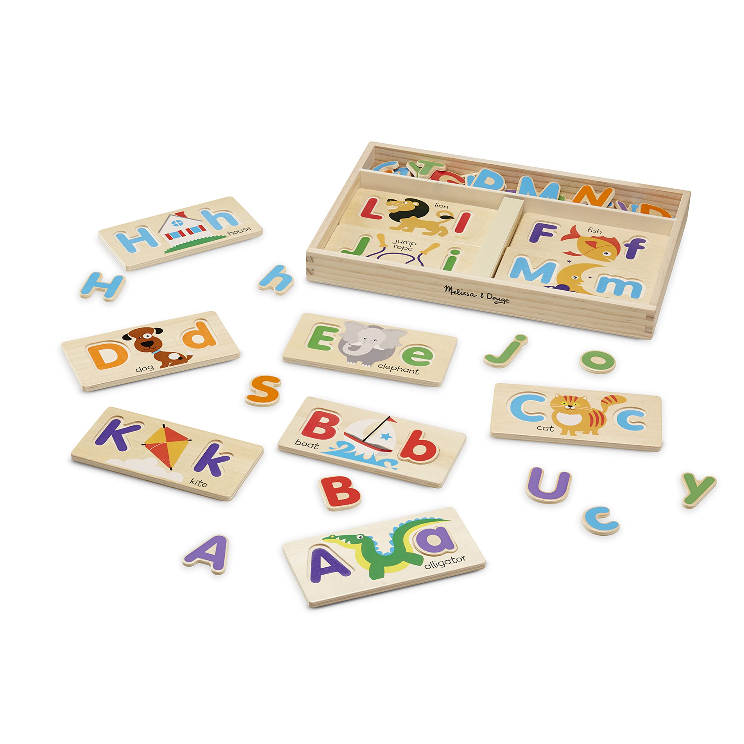 Melissa and Doug fish illustration board encourages color and object association