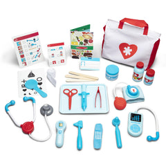 Melissa & Doug Get Well Doctor Kit stethoscope for realistic checkups and imaginative play