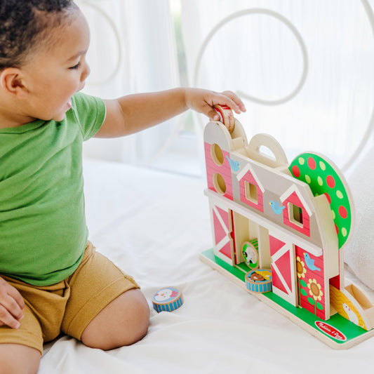 Melissa & Doug GO Tots disk collection supports interactive motion play.