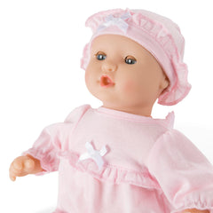 Jenna's removable romper enables easy dress-up play and outfit changes.