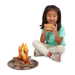 Melissa & Doug wooden logs for cutting and stacking play
