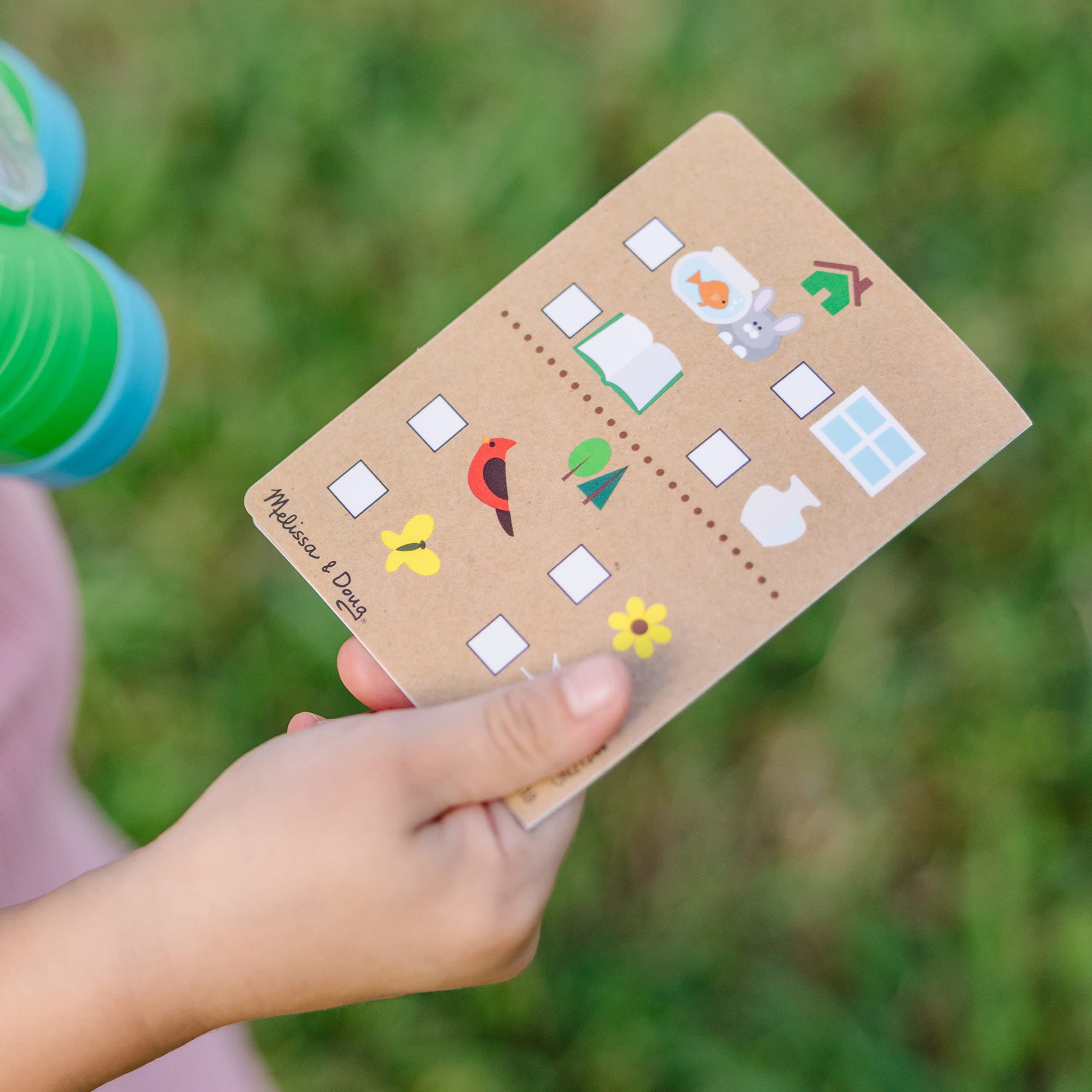 Melissa & Doug Let’s Explore collectible medallion adds a fun reward to adventures.