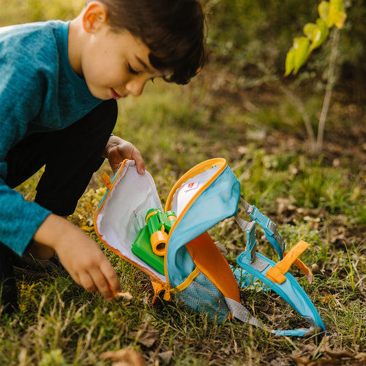 Melissa & Doug Let’s Explore hiking binoculars for imaginative wildlife viewing during outdoor adventures.