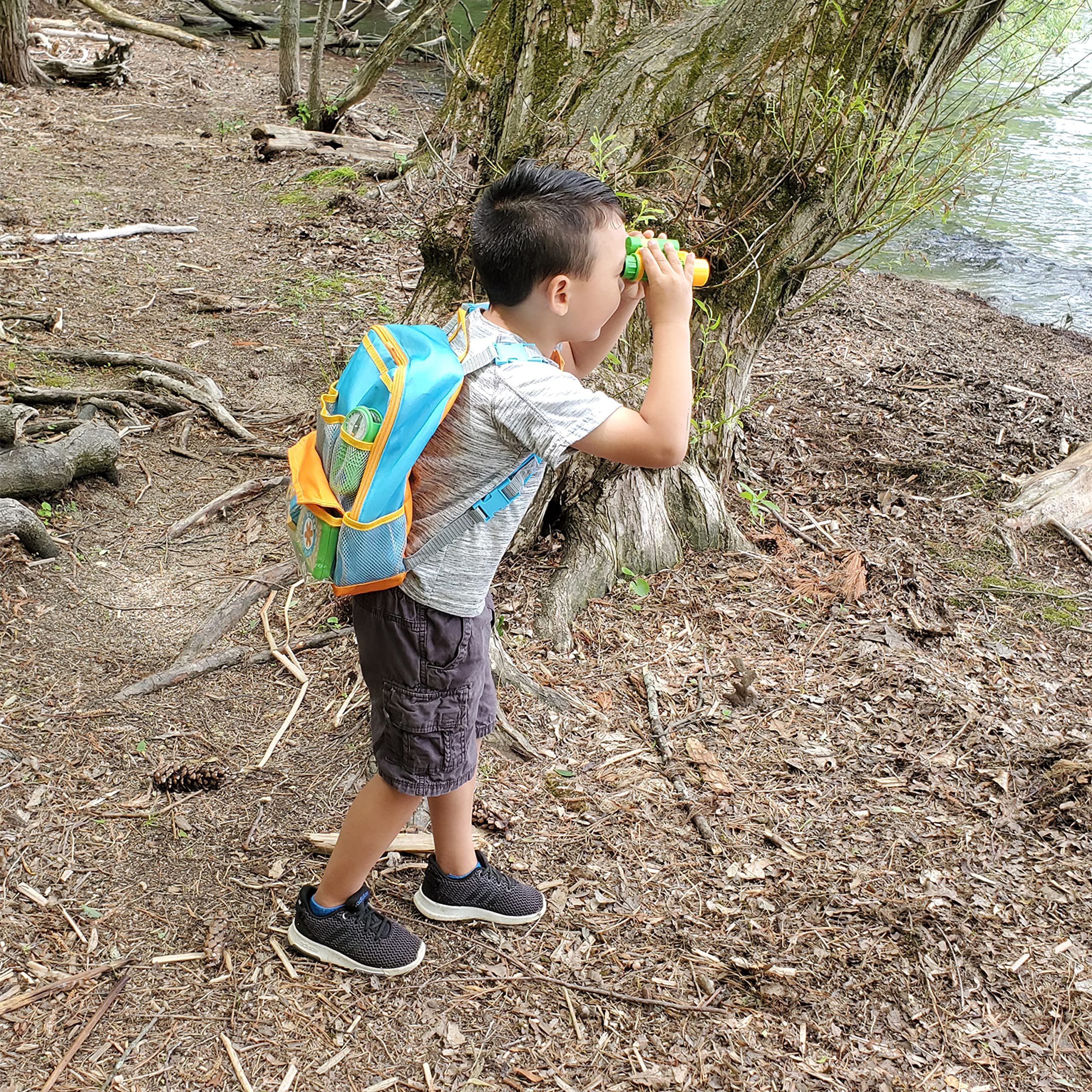 Melissa & Doug Let’s Explore sunscreen tube for pretend sun protection on nature play.