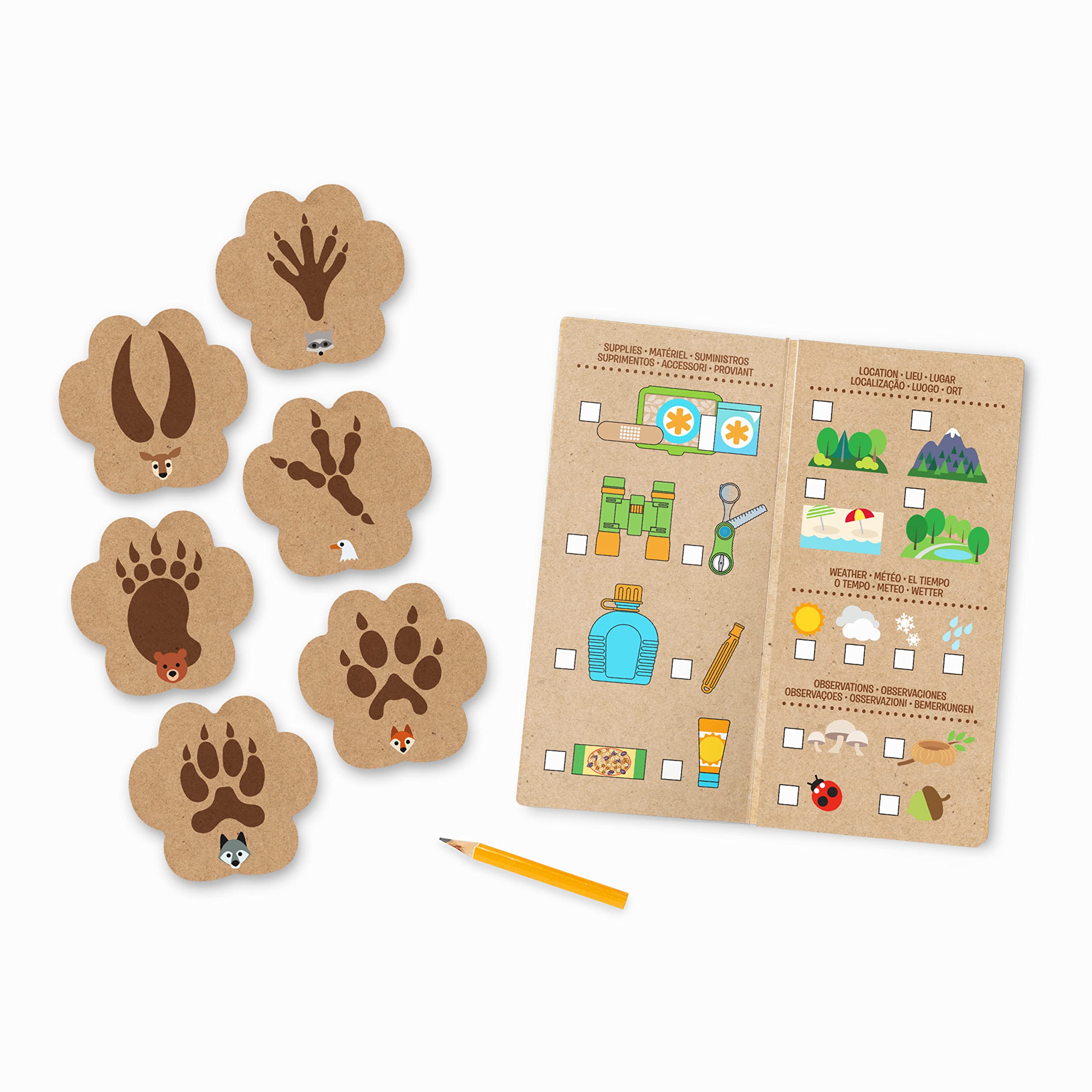 Melissa & Doug Let’s Explore pencil and tools for doodling notes during hikes.