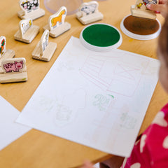 Melissa & Doug My First Stamp Set chickens stamp for busy, creative pretend play