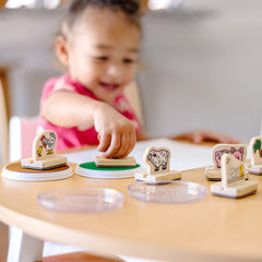 Melissa & Doug My First Stamp Set ducks stamp helps children explore nature-inspired scenes