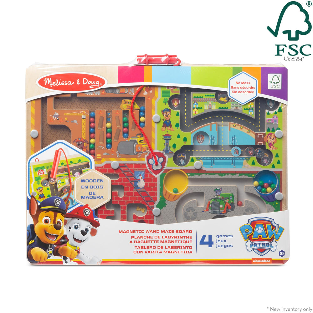 Paw Patrol Adventure Bay Racetrack maze encourages problem-solving during play.