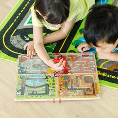 Melissa & Doug Paw Patrol magnetic wand enables precise piece movement during play.