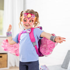 Foil sticker sheet adds sparkle to cuffs and costumes.