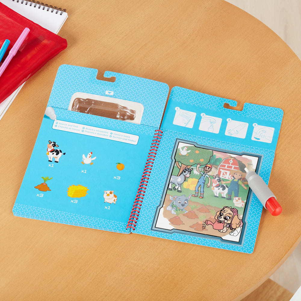 Melissa & Doug Paw Patrol Water Wow Chase pad color reveal for imaginative exploration.