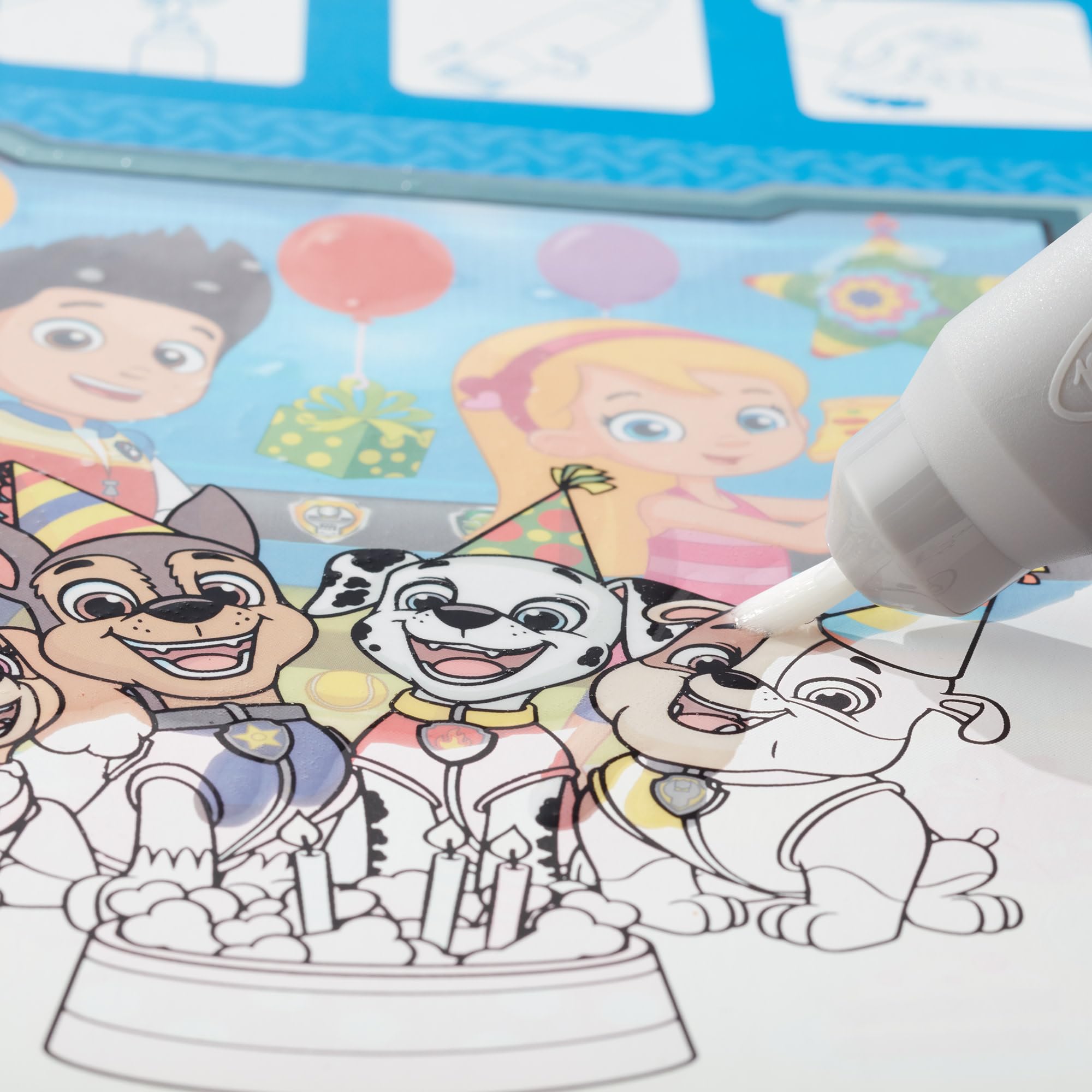 Melissa & Doug Paw Patrol Water Wow Marshall pad color reveal for quiet play.