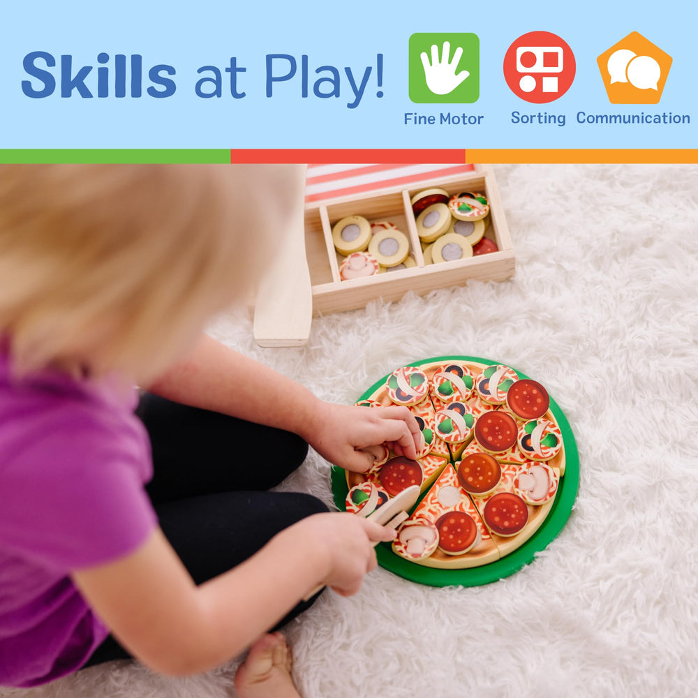 Melissa and Doug server and tray for easy serving in pretend restaurant play