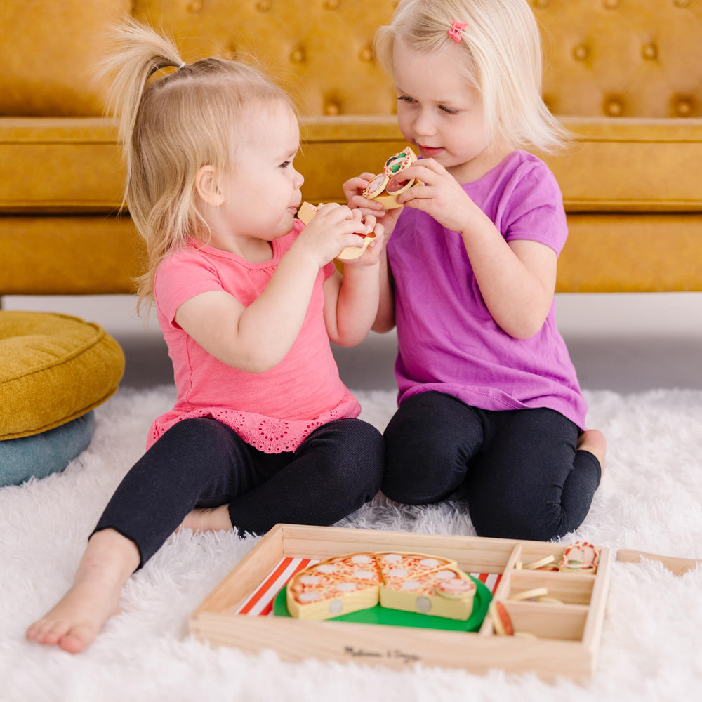 Melissa and Doug velcro toppings discs for creative pizza customization