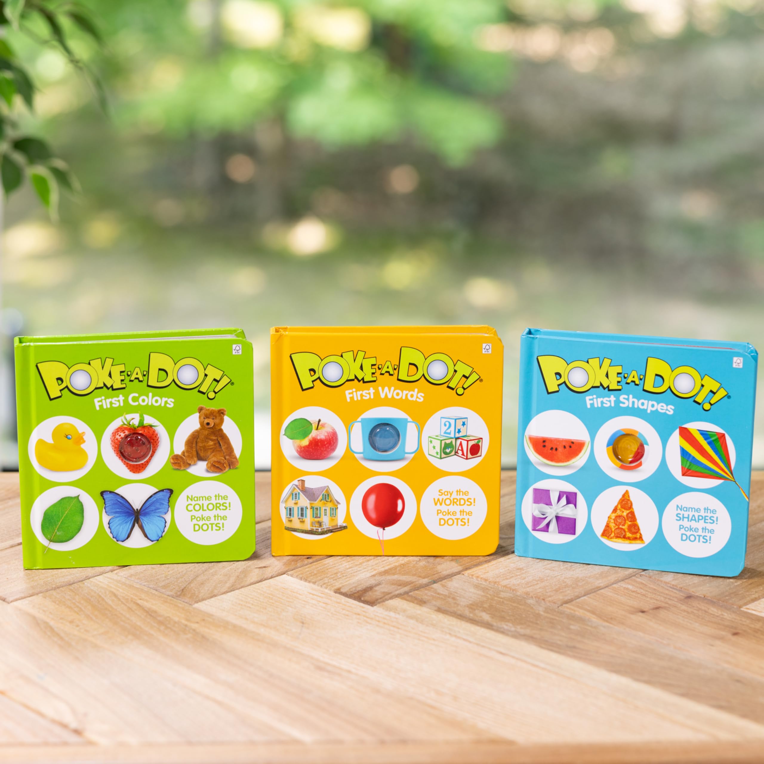 Melissa & Doug Poke-a-Dot First Colors brown bear supports vocabulary and descriptive skills