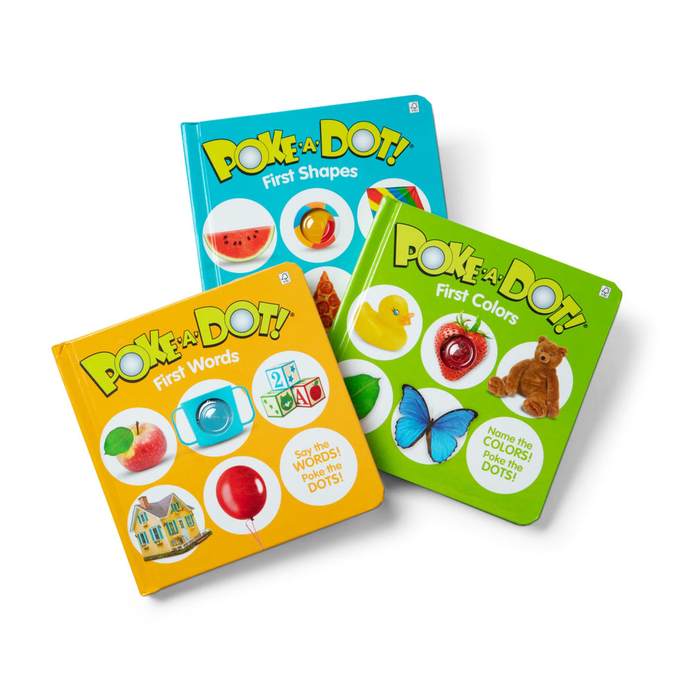 Melissa & Doug Poke-a-Dot First Words red shoes boost vocabulary through interactive play