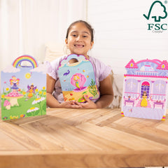 Melissa & Doug Puffy Sticker mermaid-scene background invites ongoing scenes and reuse.