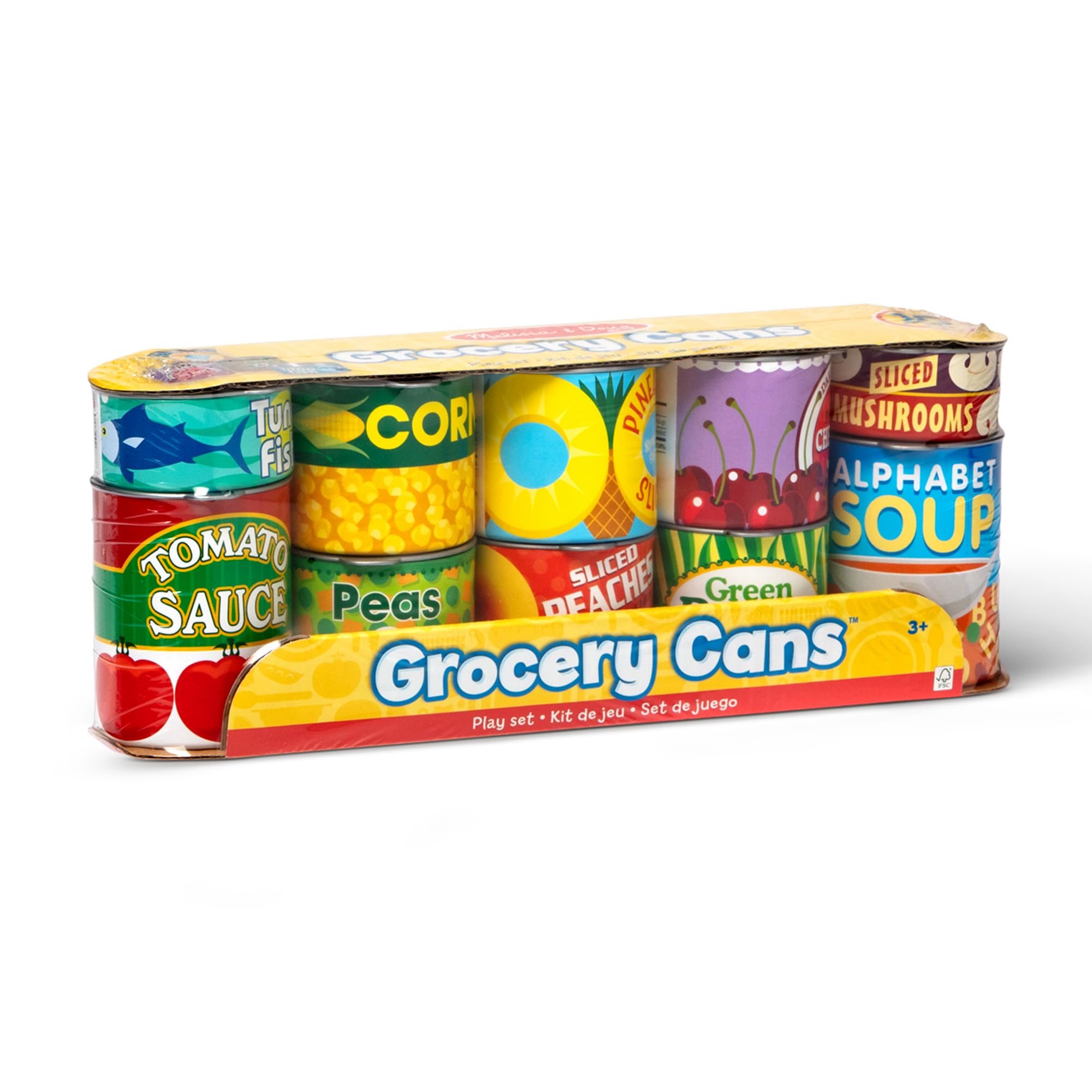 Melissa & Doug showing a child popping off a plastic lid to build fine motor skills