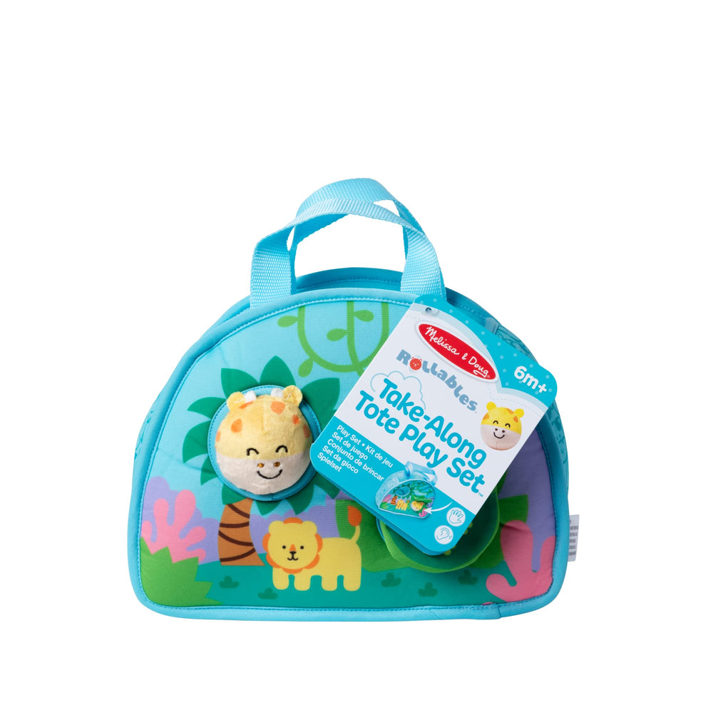 Melissa & Doug Rollables giraffe close-up highlighting soft textures