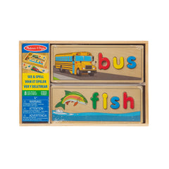 Melissa & Doug See & Spell boards guide varied word patterns