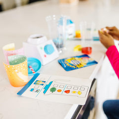 Melissa & Doug Smoothie Maker menu card for organized orders and social play.