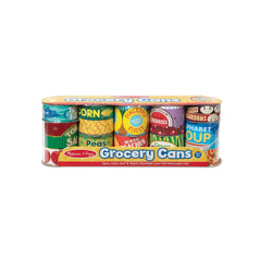 Melissa & Doug cans sorted by color on a table teaching sorting and categorization