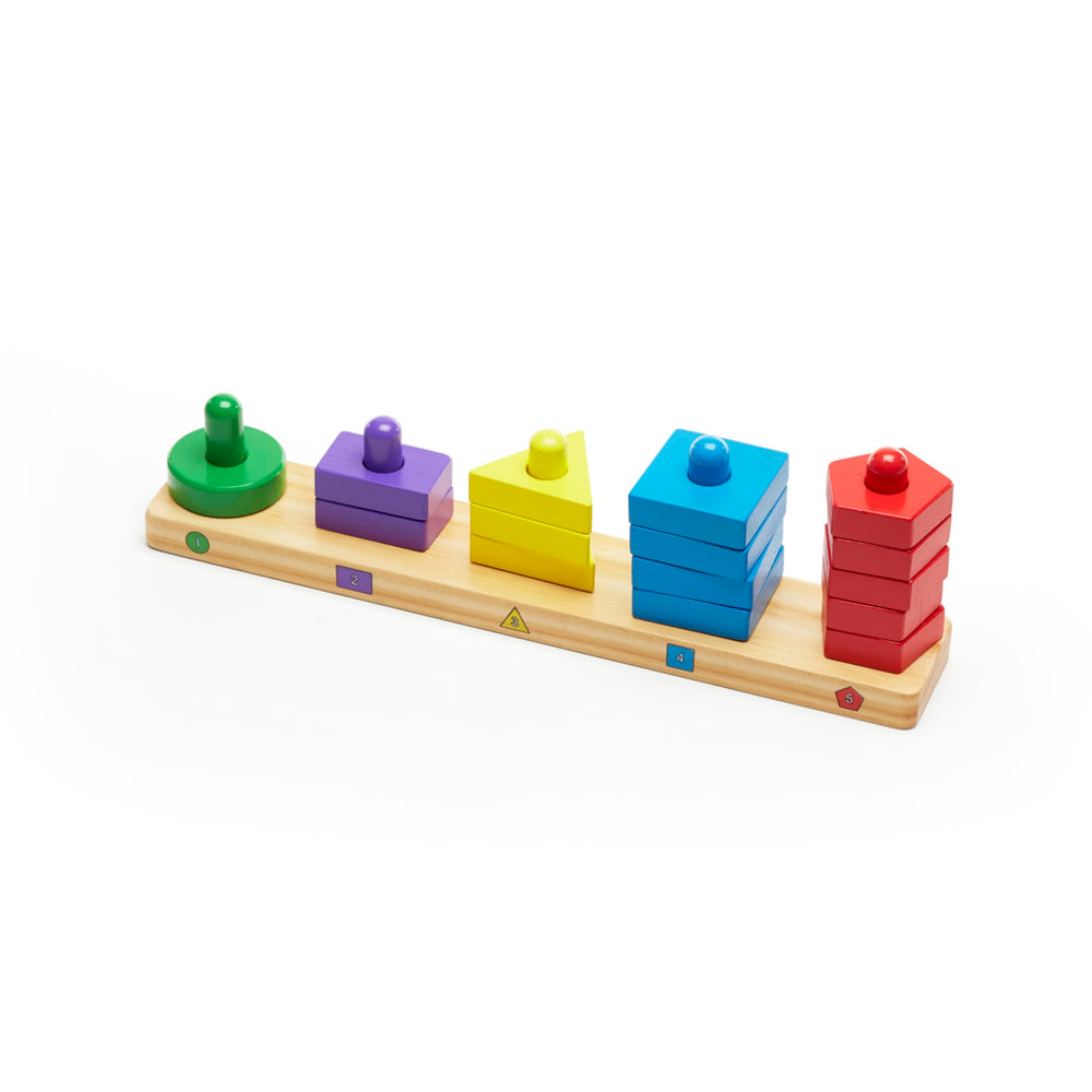 Melissa & Doug Stack and Sort Board ready for learning adventures