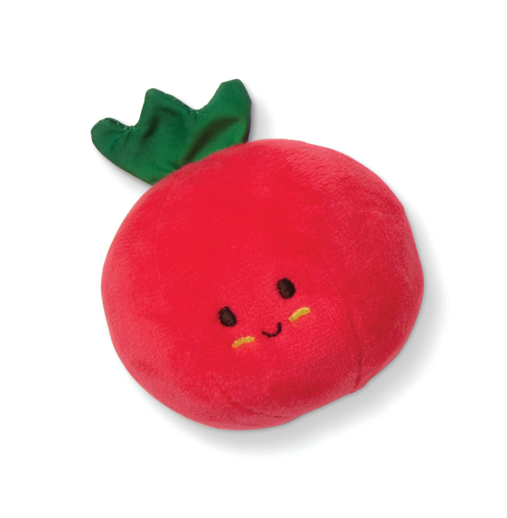 Rattling tomato piece adds grasping and tracking play for Melissa & Doug set.