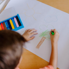 Melissa & Doug pack of 10 vibrant crayons ready for screen-free play.