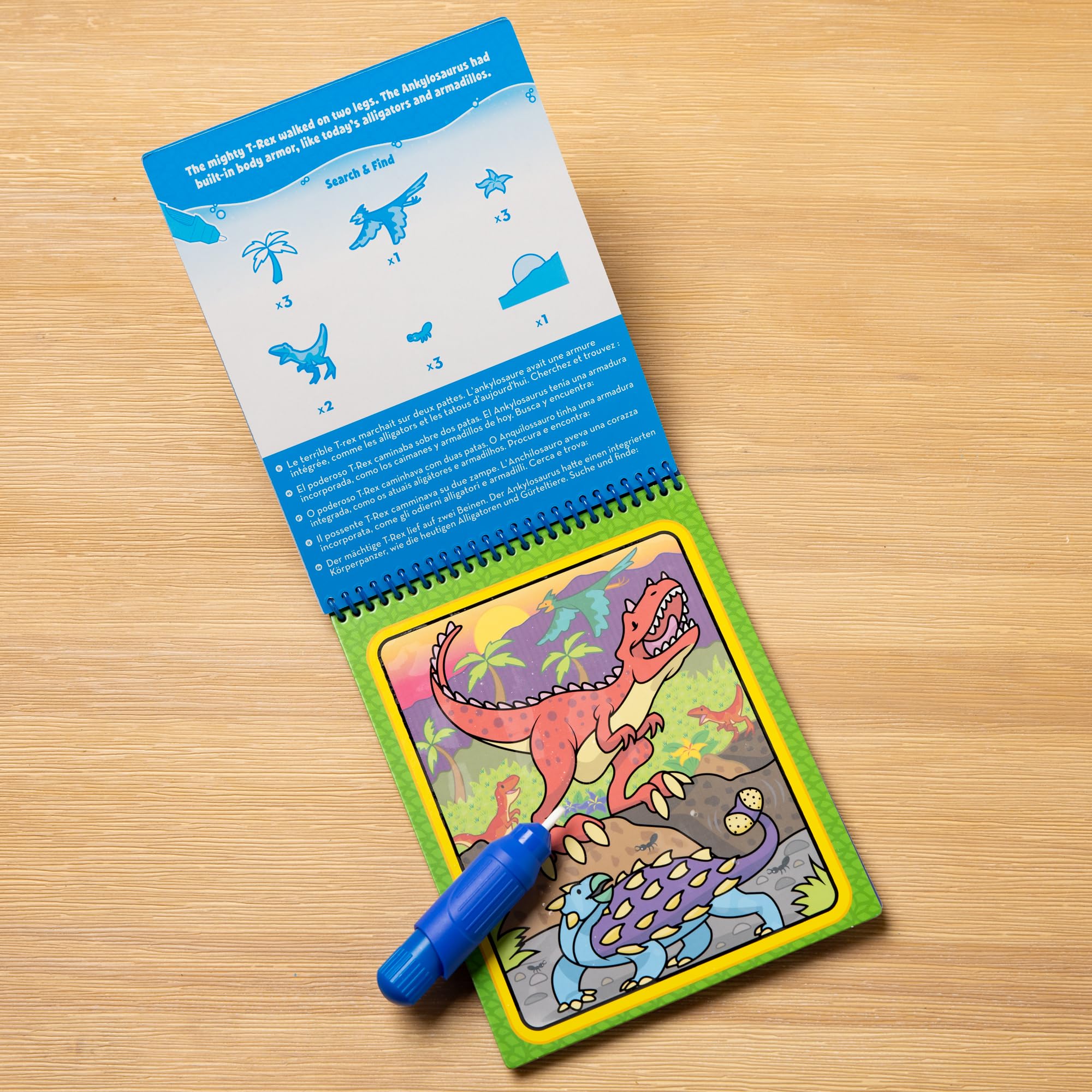Melissa & Doug chunky refillable water pen close-up for easy grip benefit