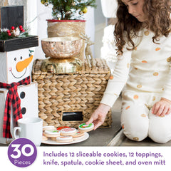 Melissa & Doug wooden cookies with toppings for colorful hands-on play.