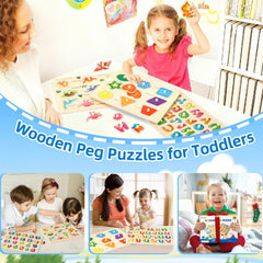 Melofaver toddler educational toy suitable for home, preschool, or travel.