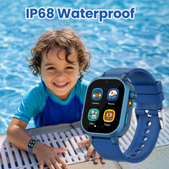 Melontti kids smartwatch hd-camera captures moments with fun stickers.