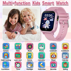 Melontti Kids Smart Watch pink HD screen with clear visuals for games
