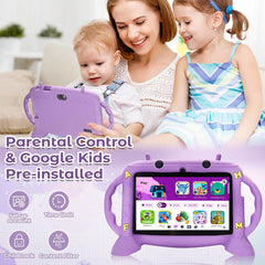 MengDash Kids Tablet with Android 11 and Google Play for safe app access.