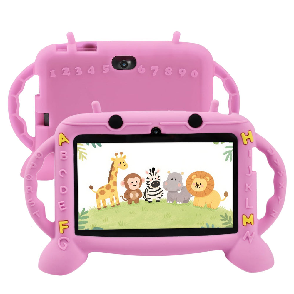 MengDash Kids Tablet front view with 7-inch display for portable learning.